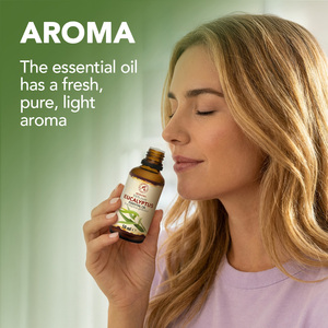 Aromatika Huile Essentielle d'Eucalyptus 100% Pure et Naturelle 20ml/50ml Eucalyptus Globulus Huile d'Aromathérapie Fraîche et Épicée Soin Corporel Huileux - Product Image 2