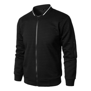 Chaqueta Bomber Varsity de lana para hombre de talla XL más vendida, ropa deportiva de invierno informal de lana 100% de algodón con cremallera ligera de alta calidad - Product Image 2