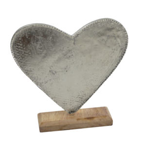 Ornements artisanaux en métal en forme de coeur en cuivre antique pour la décoration de mariage de Noël Matériau de bonne qualité utilisé dans le métal - Product Image 4