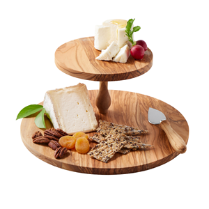 Nouveauté support à gâteau en bois écologique plateau en bois décoratif en gros pour hôtels restaurants fêtes cuisines au Vietnam - Product Image 1