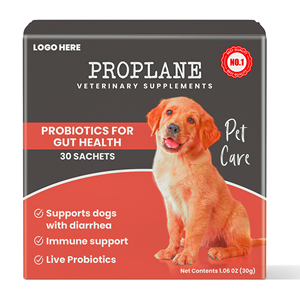 Suplemento en polvo probiótico pre-post certificado GMP HACCP para perros y gatos, etiqueta privada personalizada, cuidado de la Salud Digestiva hecho en La India - Product Image 2