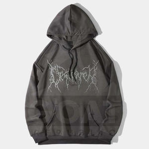 Sudadera con Capucha Personalizada con Logotipo de Diamantes de Imitación, Fabricación OEM, Sudadera para Hombre, 100% Algodón, Forro Polar, Moda de Invierno, GOAT REPUBLIC SPORTS, Ropa Urbana - Product Image 1