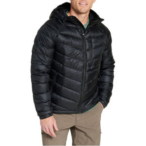 Manteau d'hiver imperméable pour hommes Veste en duvet pour hommes épaissie à capuche personnalisée Vente en gros Logo personnalisé Coupe-vent Chaud pour l'extérieur Grande taille - Product Image 6