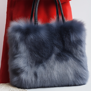 Borsa da donna personalizzata moda invernale in <span class=keywords><strong>pelliccia</strong></span> sintetica soffice borsa in peluche Hobo a spalla pelosa borsa Tote in <span class=keywords><strong>pelliccia</strong></span> - Product Image 6