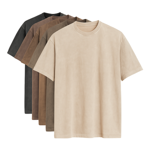 T-shirts pour hommes à manches courtes en coton biologique 100% de qualité supérieure, respirants, lourds, style streetwear, personnalisables, vente chaude - Product Image 1