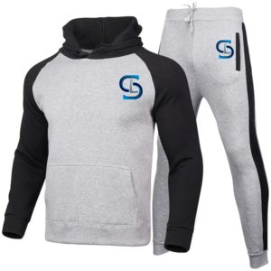 Conjuntos de chándal deportivo de talla grande para hombre al por mayor de fábrica, chándales de alta calidad en blanco para hombre, chándal con logotipo personalizado para hombre - Product Image 6