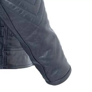 Veste en cuir de moto respirante et sécurisée pour homme, qualité supérieure, idéale pour la conduite. - Product Image 5