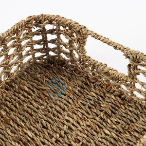 Cesta de almacenamiento de algas marinas hecha a mano natural más vendida con diseño elegante hecha en mayorista de Vietnam - Product Image 5