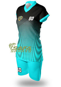 Uniforme de voleibol unisex con diseño de camiseta para hombres y mujeres para jugadores de voleibol - Product Image 2