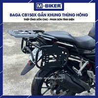 Support de fixation latéral arrière pour CB150X, en acier inoxydable durable, usiné CNC, M-Biker Vit Nam, neuf, garantie 1 an