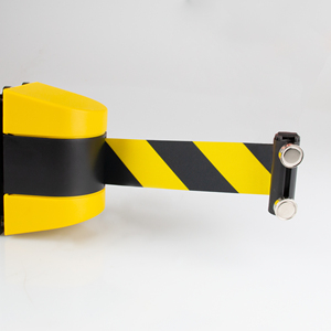Nastro Barriera Magnetico Giallo-Nero Lunghezza 4,6m - Product Image 1
