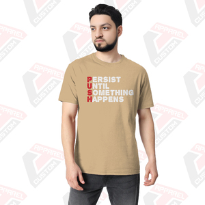 Camiseta cómoda ultrasuave esencial para hombre para el verano, apliques ecológicos, decoración, tela vaquera Batik de pana, opciones - Product Image 1