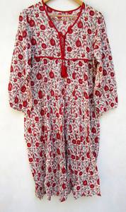 Robe longue vintage pour femmes, nouvelle mode, manches longues, taille haute, couleur imprimée, robes mi-longues avec col rabattu pour robe de soirée - Product Image 3