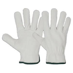 Heavy-Duty Goat Grain Leather <b>Driver</b> <b>Gloves</b> Adjustable Wristlet Anti-Slip CE Certified Soft Comfortable Safety <b>Gloves</b> - Product Image 1