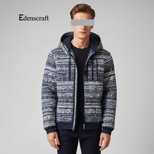 Veste légère pour homme 100% coton pour l'hiver, coupe décontractée et chaude, design durable et respirant, écologique pour l'extérieur - Product Image 4