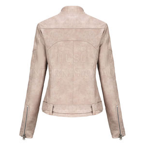 Chaqueta de Cuero Genuino para Mujer de Primera Calidad, Talla Personalizada, Transpirable, Ropa de Invierno a la Moda, Precio de Venta al Por Mayor Directo - Product Image 3