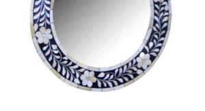 กระจกฝังมุกทรงกลมทำด้วยมือสุดหรูดีไซน์เนอร์เน้นการตกแต่งภายในบ้านที่ทันสมัย - Product Image 2