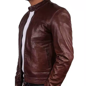 Chaqueta de Invierno de Cuero Personalizable para Hombre, con Diseño Exclusivo, Resistente al Viento y de Alta Calidad - Product Image 3