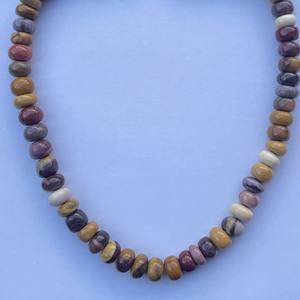 6mm 8mm 10mm naturel Mookaite lisse Rondelle extrêmement fine perles de pierres précieuses collier meilleur prix d'usine fournisseur en vrac bricolage en ligne - Product Image 1