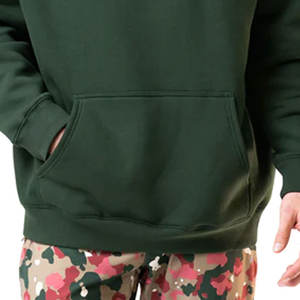 เสื้อมีฮู้ดผ้าฝ้าย100% โอเวอร์ไซส์สำหรับผู้ชายเสื้อฮิปฮอปมีฮู้ดแบบกำหนดเอง - Product Image 6