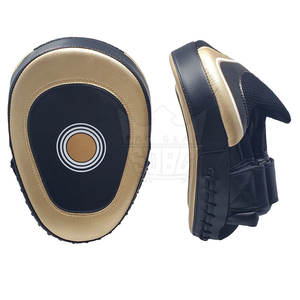 MMA Gloves & <b>Focus</b> <b>Pads</b> Leather Hook and Loop Closure Boxing Kickboxing Thai Boxing Training Made in Pakistan Customizable - Product Image 3