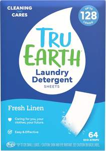 Détergent à lessive compact Tru Earth - Jusqu'à 128 brassées (64 feuilles) - Sans paraben - Original Eco-Strip Travel - Linge frais - Product Image 5