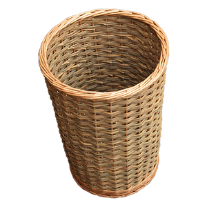 Bâton de marche parapluie rond avec panier en osier pour transporter l'essentiel - Product Image 1