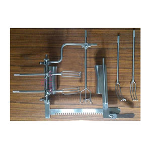 Separador de Costillas Cooley para Adultos, Acero Inoxidable, 40 mm x 110 mm + Barras de Montaje Cosgrove |   Herramienta Quirúrgica Manual Reutilizable de Alta Calidad - Product Image 4