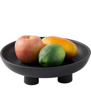 Cuenco de madera NEGRO de primera calidad perfecto para servir comida, Decoración de cocina, mesa de comedor para el hogar, acento, superventas, pieza de vacaciones - Product Image 6