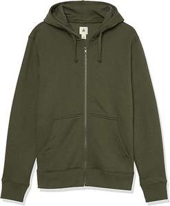 Vente en gros de vêtements d'hiver pour hommes nouveau style léger sweat à capuche bouffant avec logo personnalisé Offre Spéciale en tissu polaire à motif solide taille XS - Product Image 2