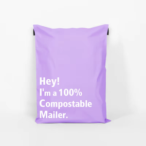 Personalizado mate albaricoque envío Poly Mailers impermeable autoadhesivo plástico sobre mangas Polymailer bolsa de correo - Product Image 1