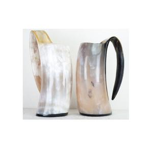 Mug en corne de buffle naturel avec long manche et brillant poli fait à la main pour Offre Spéciale des produits - Product Image 1