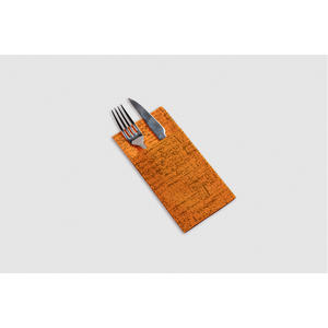 Tovaglioli Tascabili Kanguro Strauss Neri Stampati Arancioni 40x40cm, Salviette Morbide Asciutte, 480 Pezzi, B2B - Product Image 1