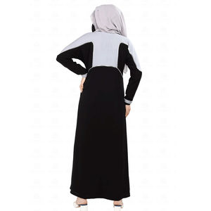Moda islámica gasa larga Abaya modesto verano caftán africano señoras de talla grande primavera oración Simple transpirable mujeres - Product Image 3