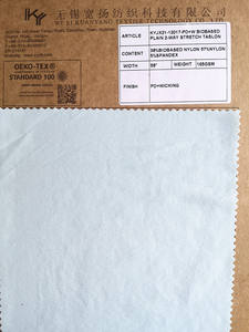 Tissu de maillot de bain et de <span class=keywords><strong>surf</strong></span> en nylon et élasthanne bio-sourcé, recyclé, durable, à séchage rapide, antibactérien, respirant - Product Image 4