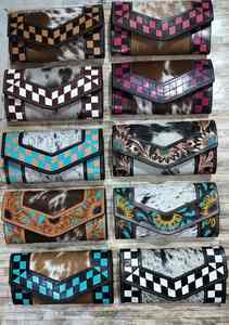 Bolso de Mano de Cuero Genuino Hecho a Mano de Primera Calidad, Estilo Vintage para Mujer, con Cierre de Cremallera, Protección RFID, Elaborado en India - Product Image 4