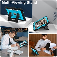 Housse de tablette robuste et résistante avec support pour stylet et bandoulière pour iPad A16 11e génération 11 pouces 2025 iPad 10e génération 10,9 pouces 2022