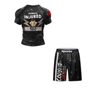 Rashguard de Compresión para MMA y BJJ, Diseño OEM, Sublimado Personalizado, Elástico, Ligero, Transpirable, Conjunto Frontal para Hombre, Sin Gi - Product Image 3