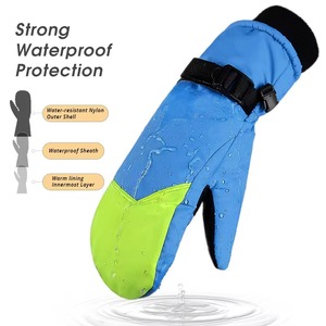 ถุงมือสกีระบายอากาศได้ดีถุงมือให้ความอบอุ่นในฤดูหนาวถุงมือเล่นสกีกีฬากลางแจ้งกันน้ำ - Product Image 2