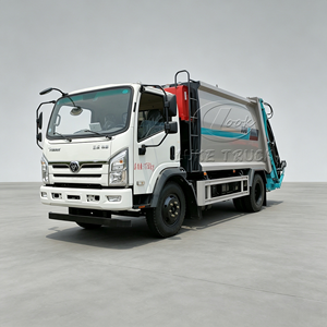 New Tri-Ring Chuangke Compressed Garbage Truck Optional Left & Right Hand Drive Euro Emission Standard Rear Loader Waste Compact - Product Image 4