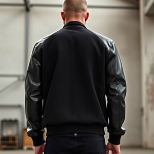 Chaqueta universitaria unisex con mangas de mezcla de lana, aspecto vintage, parche bordado personalizado, fabricante OEM Pakistán, todas las tallas - Product Image 2