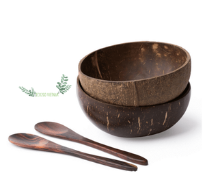 Accepter Logo personnalisé pour bol en coquille de noix de coco naturelle/bol en noix de coco et cuillère à noix de coco coffret cadeau de haute qualité et à prix réduit - Product Image 6