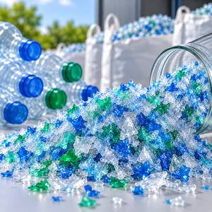 Láminas de PET de Alta Pureza, Material Reciclado Lavado en Caliente, Chatarra Plástica, Proveedor Confiable de Productos a Granel para Compradores Internacionales - Product Image 1