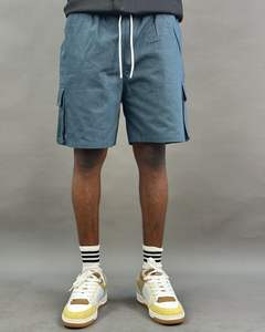 Pantalones Cortos Casuales para Hombre 2024, Cintura Elástica, 100% Algodón, Ecológicos, Transpirables, Impermeables, Resistentes al Viento, Diseño Sólido con Cordón Ajustable, para Verano - Product Image 3