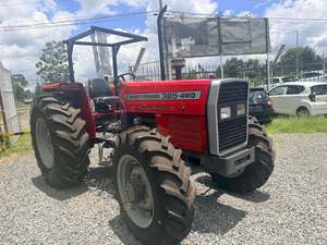 Used 2025 Massey Ferguson 385 4WD Wheel <b>Tractor</b> Farm <b>Tractor</b> With <b>Trailer</b> for Field Work - Product Image 6
