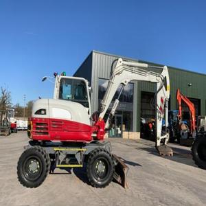 Mini-excavatrices sur roues avec livraison gratuite, excavatrices de 7, 8, 10, 12, 15 tonnes pour travaux de construction de canaux miniers, à vendre - Product Image 1