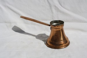 Cafetera Turca Rústica de Cobre Antiguo, Vajilla Vintage de Latón, Taza de Café, Decoración de Mesa para el Hogar, Cocina, Restaurante, Hotel, Fiesta - Product Image 3
