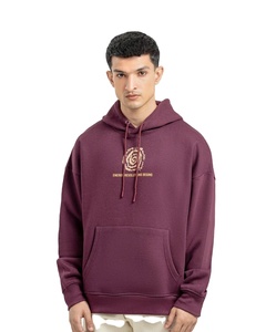 เสื้อฮู้ดสวมหัวคอตตอนฟลีซสำหรับผู้ชายสำหรับฤดูหนาวพิมพ์ลายและปักที่อบอุ่นผลิตในปากีสถาน - Product Image 1