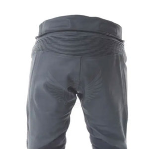 Pantalon de moto en cuir véritable Pantalon en cuir de mouton au meilleur prix Vente en gros 100% de haute qualité - Product Image 5