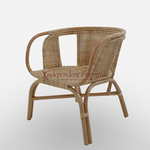 Nouveau fauteuil en rotin naturel traditionnel, écologique, durable, pour salle à manger et salon - Product Image 3